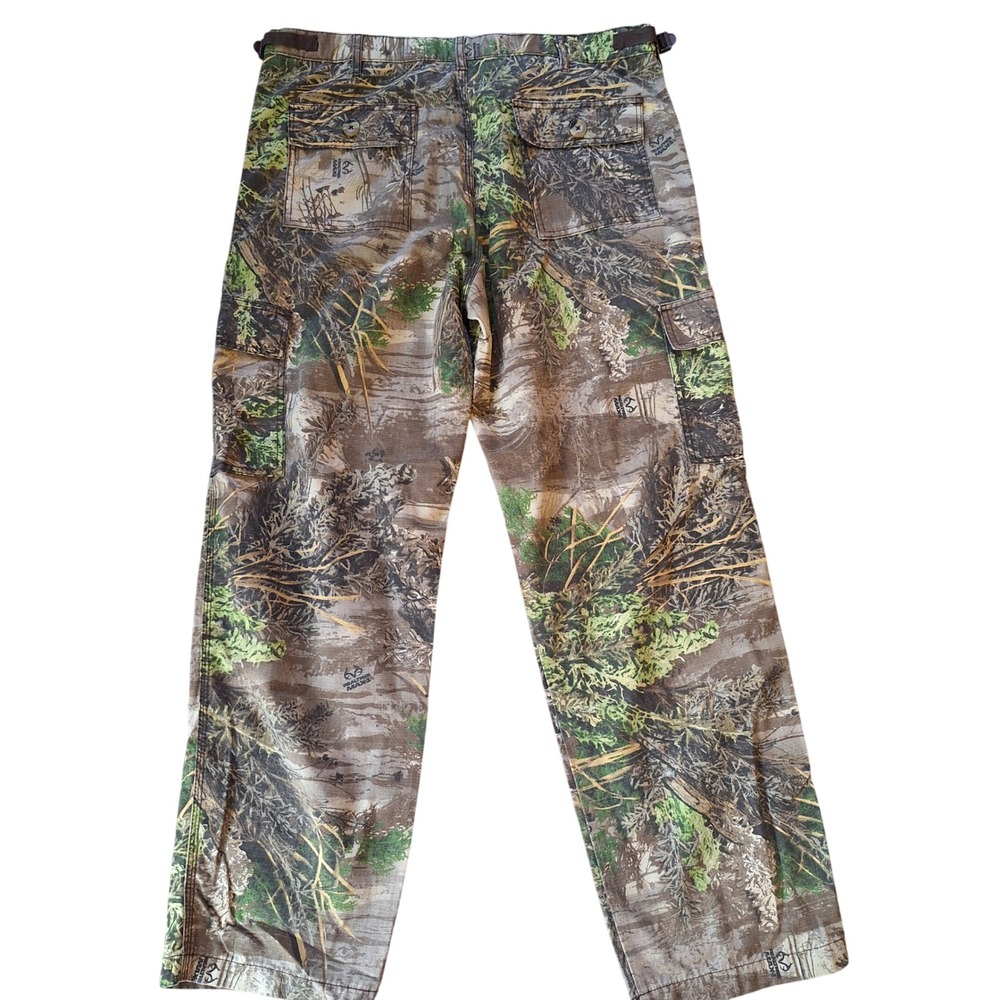 Rustic Ridge Ripstop Realtree Max Camo Pants Mens Cargo Adjustable Large - Picture 5 of 7